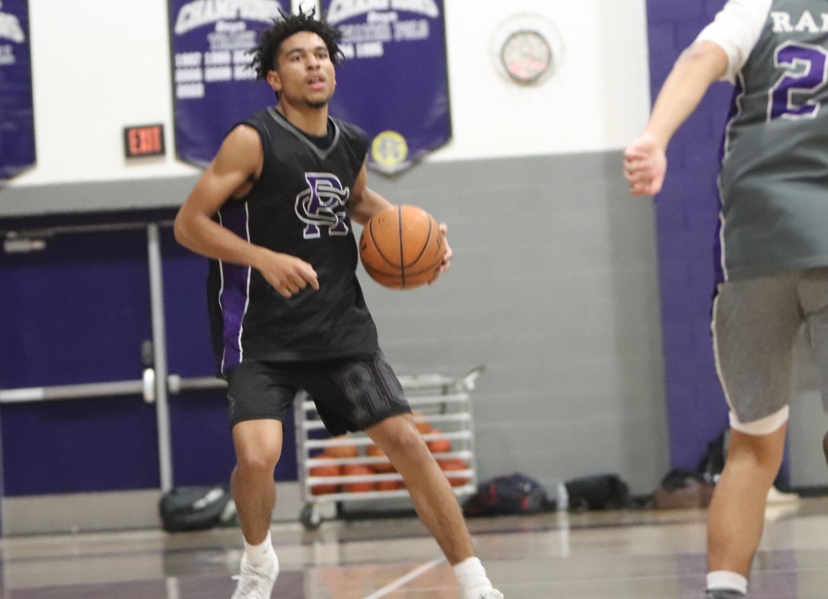 Rancho Cucamonga point guard Aaron Glass photos by John Murphy, 12-28-2023120720238